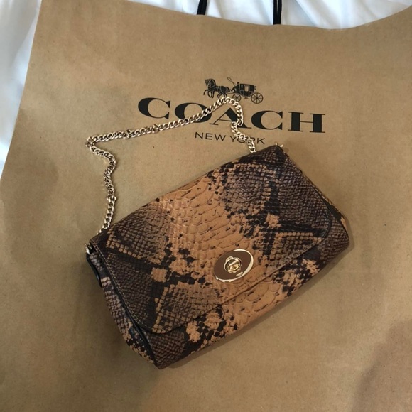 Coach Snake Mini Ruby Crossbody Handbag - Picture 6 of 7